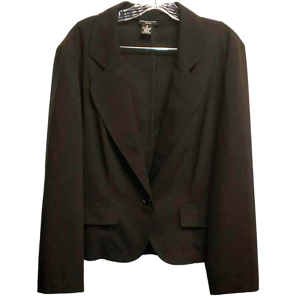 Courtenay Women's Ribbed Plus Size Blazer Shacket Size 16